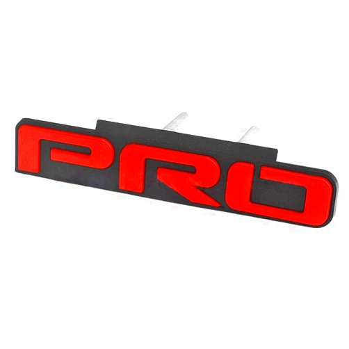 LJTsheng for TRD PRO Front Grille Insert Emblem Badge 5 9/16 INCH,3D Grille Decoration Nameplate Decal,Fit for Tacoma Tundra 4runner Pack of 1 (Red)