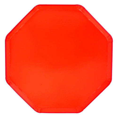 Meri Meri Tomato Red Dinner Plates (Pack of 8)