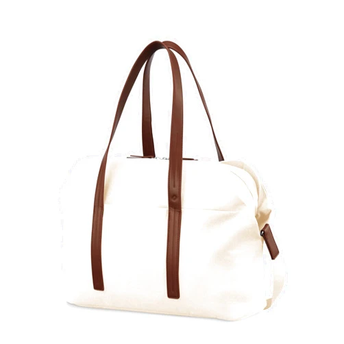 Samsonite Virtuosa Weekender Duffel Overnight Bag with Laptop Computer Sleeve, Off White