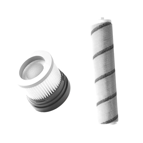 SteFik Compatible with Dreame V10 V11 Handheld Vacuum Cleaner, Spare Parts Kits HEPA Filter Roller Brush Soft Fluff Brush Main Brush (Color : V10RollerbrushFilter)