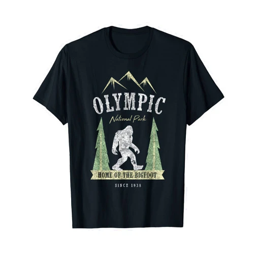 Triple G Mavs Olympic National Park Shirt Vintage Bigfoot Washington Gift T-Shirt