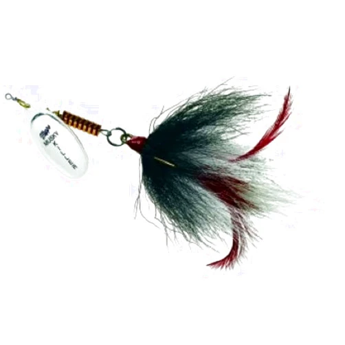 Mepp's BMS-BK Musky Killer in-Line Spinner Bucktail, 3/4 oz, 5/0