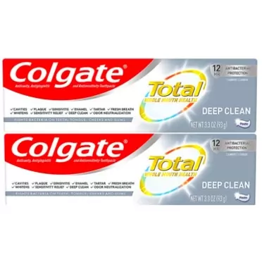 Generic Colgate Total Toothpaste, Deep Clean, 3.3 Ounce - Pack of 2