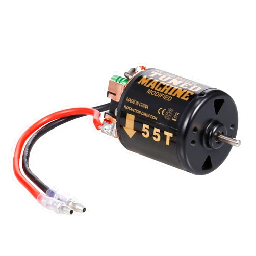 HXBER Brushed Motor 540 Brushed Motor 55T Replacement for Axial SCX10 AXI03007 90046 TRAX4 D90 MST Car