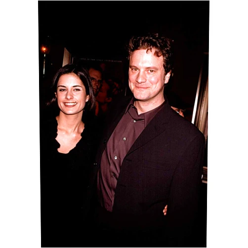 Posterazzi Poster Print Collection EVCPSDCOFISR002LARGE Colin Firth with Wife Livia Giuggioli at Premiere of Shakespeare in Love 12398 NYC. Celebrity (16 x 20)