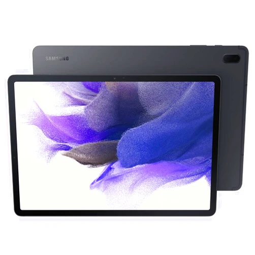 Samsung Galaxy Tab S7 FE 2021 Android Tablet 12.4” Screen WiFi + LTE Unlocked 64GB Long-Lasting Battery Powerful Performance, Mystic Black - S-Pen NOT Included - (Renewed)