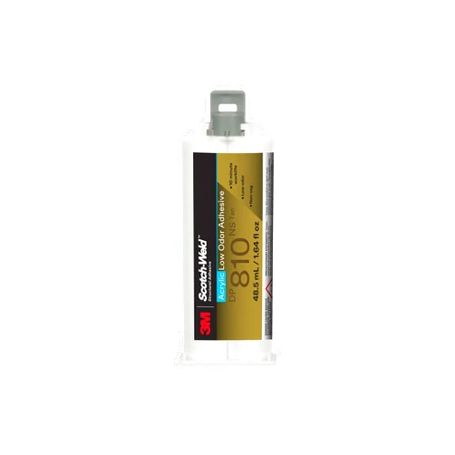 3M Scotch-Weld Low Odor Acrylic Adhesive DP810NS, Tan, 48.5 mL Duo-Pak