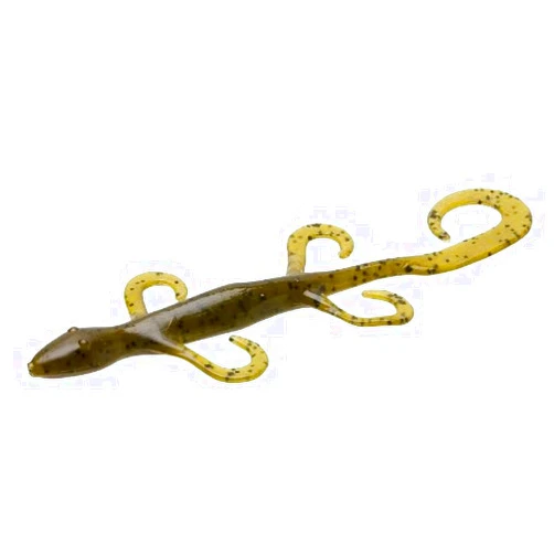 Zoom Bait 6-Inch Lizard Bait-Pack of 9 (Green Pumpkin)