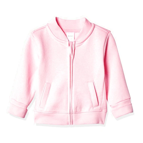 Hanes, Zippin Soft 4-way Stretch Fleece Zip Up Sweatshirt Jacket, Babies and Toddlers