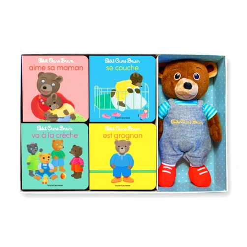 Marie Aubinais,Céline Bour-Chollet,Danièle Bour Mon coffret à histoires Petit Ours Brun