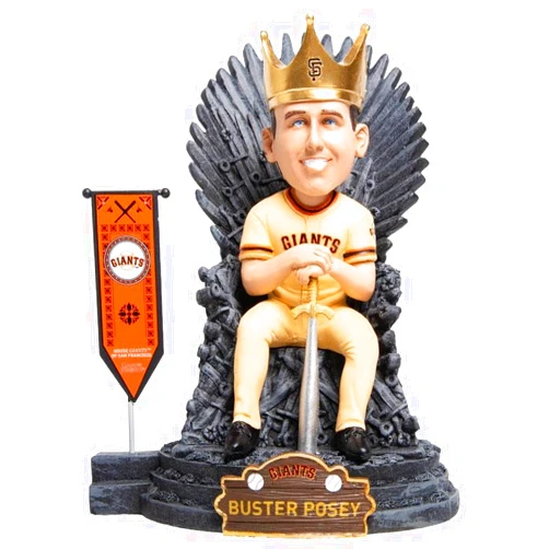 National Bobblehead Hall of Fame and Museum Buster Posey San Francisco Giants Game of Thrones Iron Throne GOT Bobblehead