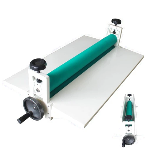 TECHTONGDA 14 Inch Cold Laminator Machine Hand Crank Pressure Cold Roll Laminator Manual Vinyl Photo Film Cold Laminator with Max Laminating Thickness 0.4 Inch