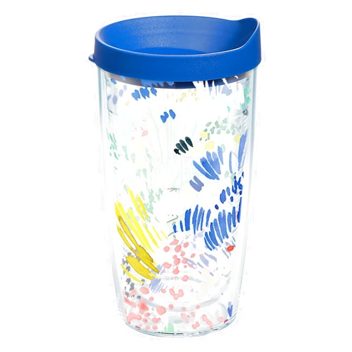 Tervis Kelly Ventura Valley Bright Made in USA Double Walled Insulated Tumbler Travel Cup Keeps Drinks Cold & Hot, 16oz, Classic