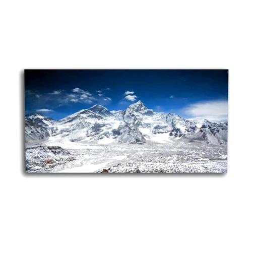 TWSLFFAXDUS Wall Art for Living Room Himalayas mountain range with Mt Everest Print On Canvas Wall Decor Painting Posters Office Modern Home Decoration 20x40 inches Ready to Hang