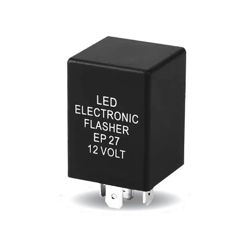 Tobenbone EP27 LED Flasher Relay, 5 Pin Relay for LED Turn Signal, Electronic Indicator for Fix Hazard Warn Hyper Blinker, Compatible with Ford Dodge Chevrolet Lincoln Mazda Mercury