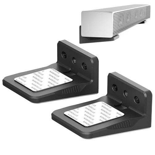ELETIUO Soundbar Wall Mount Bracket,Sound bar Mount up to 180 lbs,Above or Under TV Fits Most of Sound Bars,Compatible with Samsung,JBL,Sony,LG,Bose,Roku,Polk Audio,Vizio,Onn&More
