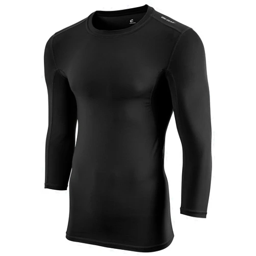 CHAMPRO Lightning Men's Three-Quarter Sleeve Compression Shirt Baselayer for Football, Basketball, Baseball