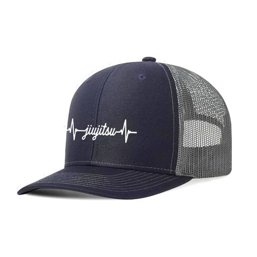 ShuDianhkqwe Jiu Jitsu Heartbeat BJJ Hat Adjustable Snapback Cap for Men and Women Baseball Cap