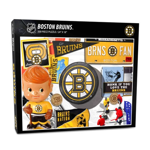 YouTheFan NHL Boston Bruins Retro Series 500pc Puzzle