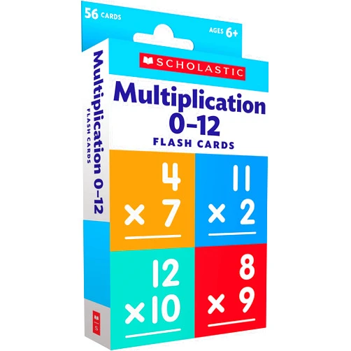 Scholastic Teacher Resources,Scholastic Flash Cards: Multiplication 0 - 12