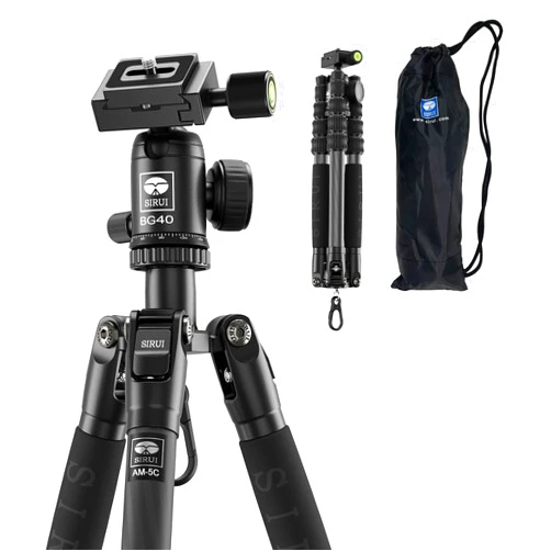 SIRUI Carbon Fiber Travel Tripod, 55.1