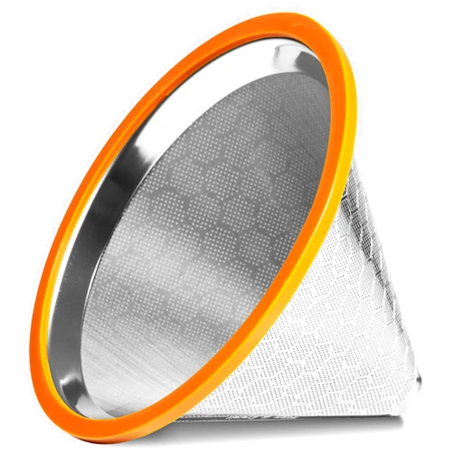 Willow & Everett Pour Over Coffee Dripper - Reusable Drip Cone Filter & Strainer - Paperless Filters