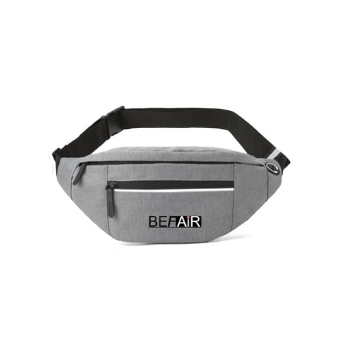 BEFAiR Men Women Large Crossbody Fanny Pack with 4-Zipper Pockets Water Resistant Waist Pack Carrying All Phones