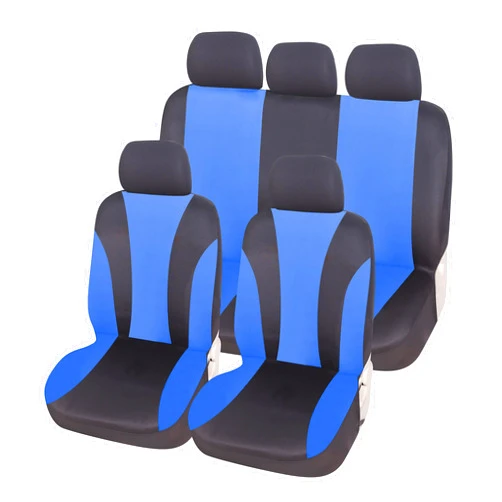 Auto Accessori Lupex LS06 Universal Car Seat Covers | Blue | Front and Rear Sets | Polyester | No SUV