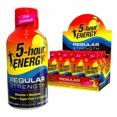 5-hour ENERGY, Extra Strength, Pink Lemonade, 1.93 Ounce, 12 Count, Energy Shot