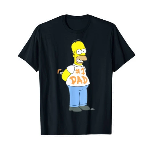 The Simpsons Homer Number 1 Dad Father's Day V2 T-Shirt