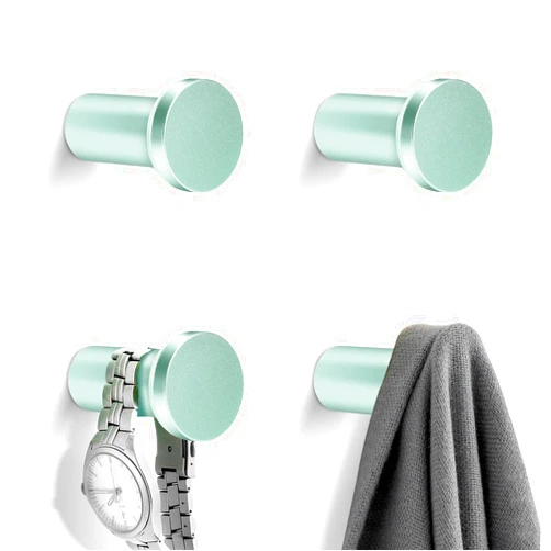 Miraitowa Load-Bearing 15-Pound Wall Hooks; Minimalist Design of Bath Towel Hooks, Coat Hooks, hat Hooks, Backpack Hooks; Towel Hooks; 4 Packs.