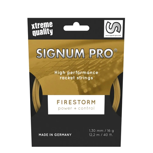 Signum Pro Firestorm 1.30mm (16g) 12m Tennis String Set