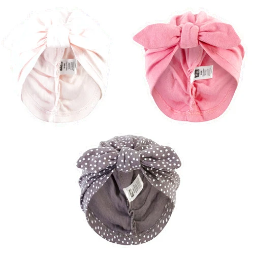 Hudson Baby Baby Girls' Turban Cotton Headwraps