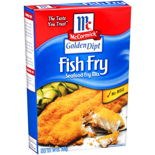 McCormick Golden Dipt Fish Fry Seafood Fry Mix, 10 oz (Pack of 8)