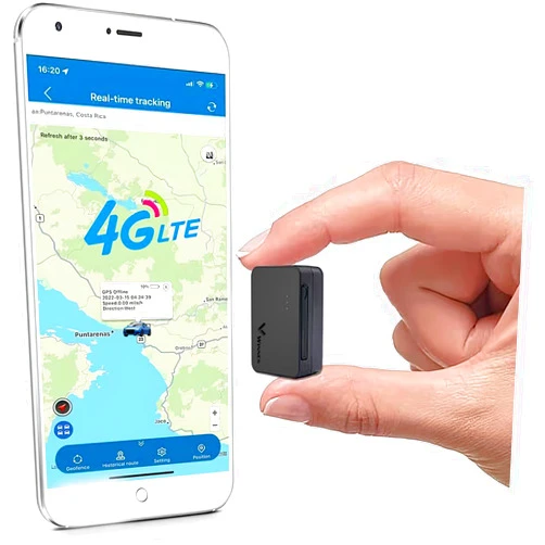 TKMARS Mini GPS Tracker for Vehicles 4G Anti-Lost Magnetic Tracking Devices for Cars Hidden Real-Time Tracking 10S, Rastreador para Niños Small Portable Locator Unlimited Distance Low Subscription TK903