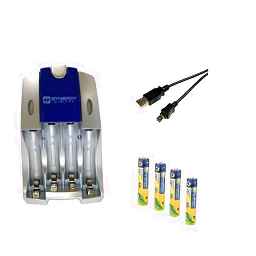 Synergy Digital Accessory Kit Compatible with Synergy Digital, Works with Polaroid iS824 Digital Camera Includes: SB202 Battery, SB257N Charger, USB5PIN USB Cable