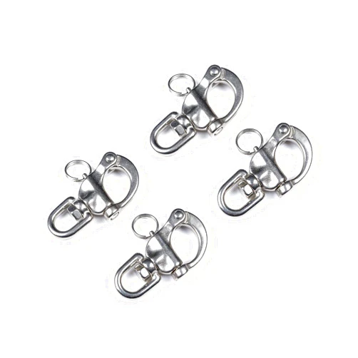 Mxeol Swivel Eye Snap Shackle Quick Release Bail Rigging Sailing Boat Marine Stainless Steel Clip