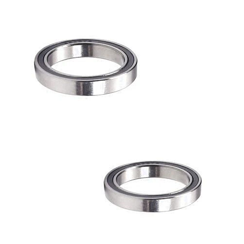 Bettomshin 2Pcs Inner Dia 20mm 6704-2RS Deep Groove Ball Bearing 20x27x4mm Outer Dia 27mm Thickness 4mm Double Sealed GCr15 P0 Z1 Deep Groove Rolling Bearings