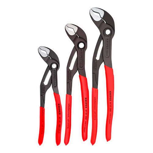 KNIPEX Tools - 3 Piece Cobra Pliers Set (7, 10, & 12) (002006US1)
