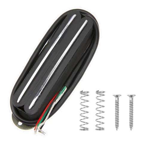 Yootones 1Pcs Yootones Electric Guitar Dual Coil Humbucker Pickups Compatible with Fender Stratocaster Squier Telecaster (Black)