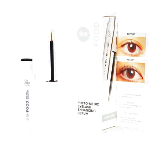 LashFood Eyelash Premium Growth Enhancing Serum Phyto-Medic Complex | 2.5 Month Supply Lash Extender Promotes Appearance of Longer, Fuller, & Thicker Eyelashes Advanced Lash Enhancing Treatment .5oz