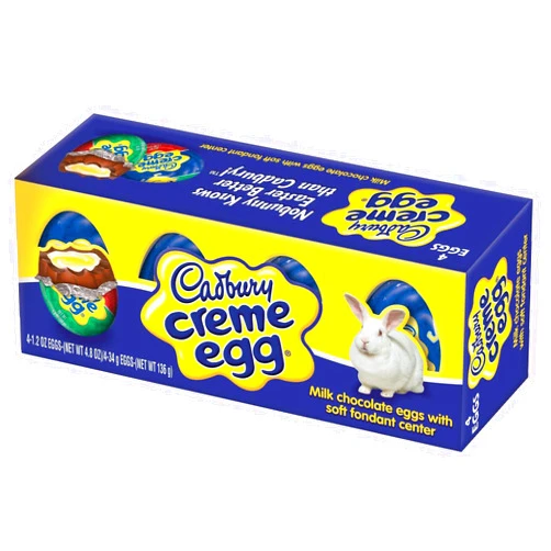 Cadbury Crème Eggs - 1.2 Ounce (Pack of 4)