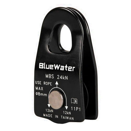 BlueWater Ropes Bluewater Single Pulley - Black