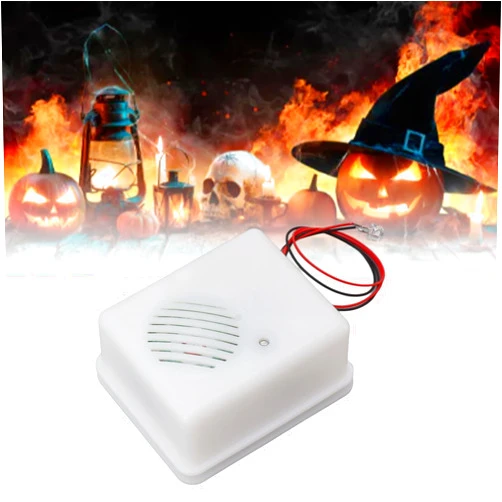 Pssopp Halloween Sound Sensor, Horror Tricky Scary Sound Speaker Machine Screaming Speaker for Haunted House Theme Party