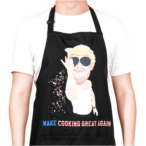 Generic Funny Apron for Men, 100% Cotton Canvas BBQ Aprons with Pockets Adjustable Neck Strap for Grilling, Cooking, Chef, Kitchen, Funny Christmas Gifts for Dad, Husband, Boyfriend, Brother - Black
