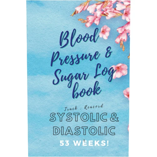 MILAN SONI Diabetes Log Book, Record and Monitor Blood Pressure at Home & Blood Sugar Monitor for 1 year.: for Hypertension or Hypotension (blood pressure log book)