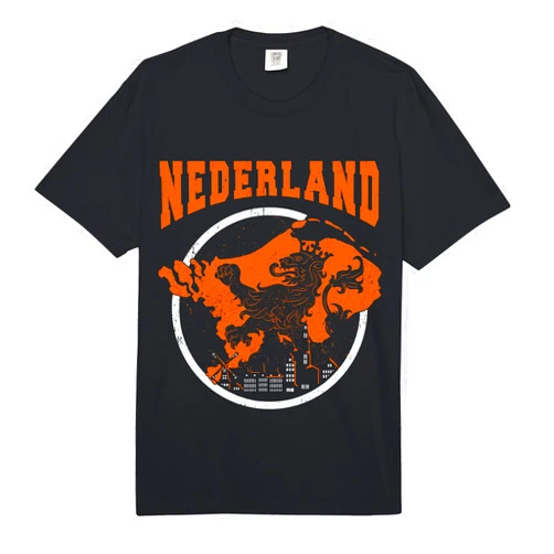 Niederländische Flagge Groningen Niederländisch Netherlands Amsterdam Flag Friesland Zeeland Comfort Colors Adult Heavyweight T-Shirt