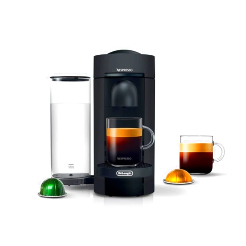 De'Longhi Nespresso Vertuo Plus Deluxe Coffee and Espresso Maker by De'Longhi, Matte Black