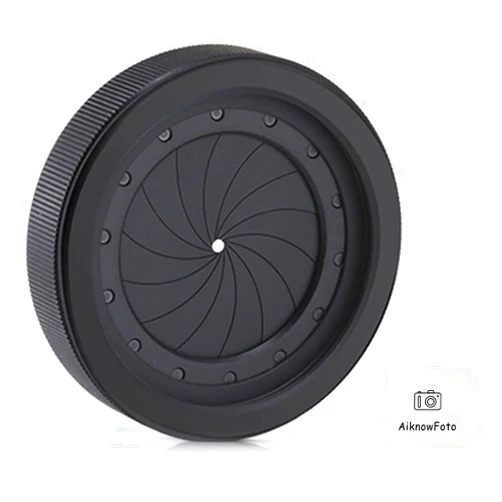 AiknowFoto Adjustable Iris Aperture Diaphragm M30 to M37 Iris Aperture Diaphragm Adapter Optical Diaphragm Camera Lens 1.5-26mm for PVS-14 PSV14 Optics