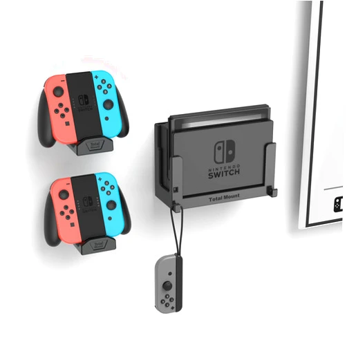 TotalMount Bundle for Nintendo Switch – Includes Wall Mount and Four Controller Holders